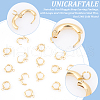 Unicraftale 20Pcs 201 Stainless Steel Huggie Hoop Earring Findings STAS-UN0056-86-5