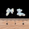 Bowknot Rainbow Iridescent Plating Acrylic Cabochons PACR-B003-03-3
