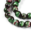 Baking Painted Glass Beads Strands X1-DGLA-N003-8mm-A09-4