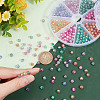 ARRICRAFT 320Pcs 8 Style Transparent Electroplate Glass Beads Strands EGLA-AR0001-29-3
