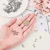 304 Stainless Steel Stud Earring Findings STAS-UN0003-42P-3
