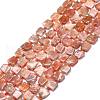 Natural Sunstone Beads Strands G-F715-074-1