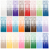 SOFPLATE 120Pcs 24 Colors Polyester Tassel Decorations HJEW-SP0001-06-1