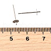 304 Stainless Steel Stud Earring Findings STAS-D370-02P-01-3