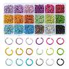36G 18 Colors Aluminum Wire Open Jump Rings FIND-FS0001-82-1