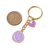 Alloy Enamel Charms Keychain KEYC-JKC00890-3