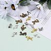 Tibetan Style Alloy Puppy Pendants TIBEP-MSMC021-28-5