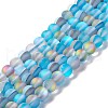 Synthetic Moonstone Beads Strands G-E573-01A-22-2