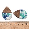 Resin and Walnut Pendants FIND-R051-15E-3