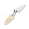 2Pcs Natural White Shell Pendants SHEL-A005-02B-2