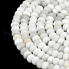 Natural White Crazy Agate Beads Strands G-P575-A04-8x5mm-03-3
