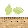 Transparent Acrylic Pendants FACR-XCP0001-04-3