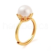 Mother's Day Jewellery Round Natural Pearl Finger Rings STER-Z009-05G-1