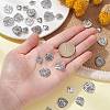 50Pcs 10 Style Tibetan Style Alloy Pendants FIND-CJ0001-16-4
