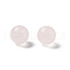 Natural Rose Quartz Sphere Beads G-P520-23-2
