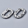 Spray Painted CCB Plastic Linking Rings CCB-Q091-016A-3