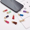 60Pcs 30 Colors Faux Suede Tassel Pendant Decorations FIND-YW0001-13LG-7