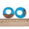 Resin & Wood Pendants WOOD-F015-14D-3
