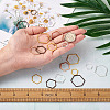 Craftdady 120Pcs 12 Style Alloy Linking Rings FIND-CD0001-01-16