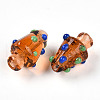 Handmade Lampwork Bumpy Beads LAMP-T022-02A-07-2
