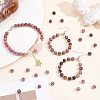  3 Strands Natural Rhodonite Beads Strands G-NB0003-45-2