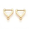 Brass Hoop Earring Finding KK-N261-56G-1