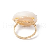 Natural Cowrie Shell Finger Rings for Women RJEW-JR00834-5
