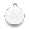 Non-Tarnish 304 Stainless Steel Pendants STAS-H117-19P-2