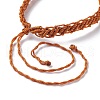 Nylon Thread Braided Cord Bracelet BJEW-JB07412-05-5