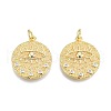 Brass Pave Cubic Zirconia Pendants KK-N231-348B-02-2