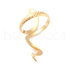 Ion Plating(IP) 304 Stainless Steel Snake Wrap Cuff Ring RJEW-L103-32G-2