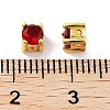 Real 18K Gold Plated 925 Sterling Silver Bead STER-H111-05G-02-3