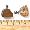 Natural Picture Jasper Pendants G-Z067-02P-05-4