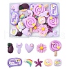30Pcs 10 Styles Opaque Resin Decoden Cabochons CRES-YW0002-16-1