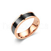 Stainless Steel Enamel Finger Rings for Unisex WGAB951-09-2