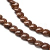 Synthetic Goldstone Beads Strands G-P575-C09-6mm-4