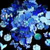 Luminous Opaque Resin Cabochons CRES-U006-01F-3