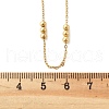 PVD Vacuum Plating 304 Stainless Steel Cable Chain Necklaces NJEW-I248-17G-2