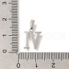 Ion Plating(IP) 304 Stainless Steel Micro Pave Cubic Zirconia Pendants STAS-H228-02P-06-3