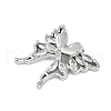 Rack Plating Brass Cubic Zirconia Pendants KK-C082-03P-2