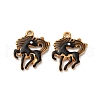 304 Stainless Steel Enamel Pendants STAS-Q363-13B-G-1