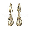 Brass Micro Pave Colorful Cubic Zirconia Dangle Earrings EJEW-F362-13G-4