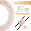 Natural Rose Quartz Multi Strand Links G-TAC0005-04B-6