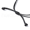Korean Waxed Polyester Cord Adjustable Bracelets BJEW-JB11590-01-4