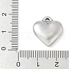 304 Stainless Steel Heart Pendants STAS-R162-01P-05-3