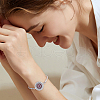 FIBLOOM 2Pcs 2 Styles 316 Surgical Stainless Steel Rhinestone Diffuser Locket Slider Bracelets BJEW-FI0001-84B-6