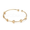 Rack Plating Brass Cuff Bangles BJEW-E071-09G-3