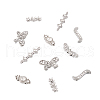 Kissitty Alloy Crystal Rhinestone Spacers Bars ALRI-KS0001-01P-2