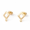 201 Stainless Steel Stud Earring Findings EJEW-A071-21G-1