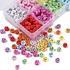 10 Colors Opaque Acrylic Beads MACR-YW0001-74-3